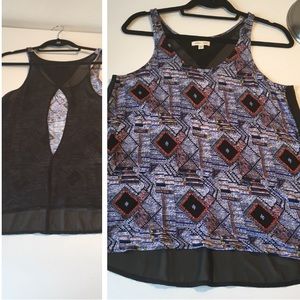 Never worn! Sheer back Silence + Noise tank size M